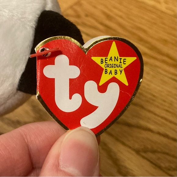 ⭐️ Vintage 1998 Fortune The Panda Bear Ty Beanie Baby - Picture 7 of 13
